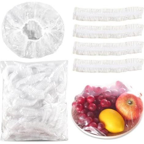 200 Pièces Sacs De Conservation Des Aliments,Sacs De Conservation Frais Reutilisable,Sacs De Conservation,Sac Film Alimentaire (1/4)