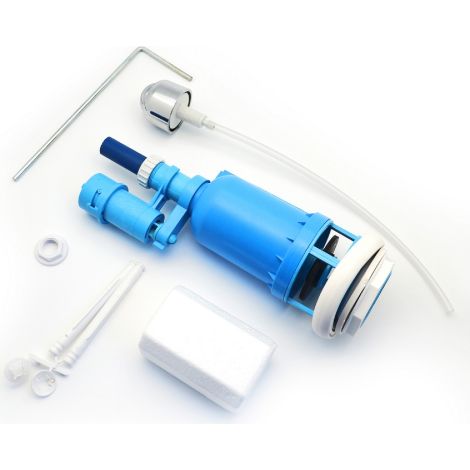 Me'canisme a' batterie DianHydro pour cuvette de toilettes a' air, connexion infe'rieure pour cuvette a' de'chets