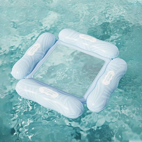 Matelas gonflable pour piscine, matelas flottant familial pour piscine et plage