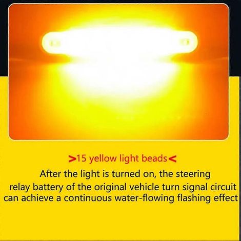 Feu arrière LED 12V à 54 LED haute luminosité pour camion, remorque, fourgonnette et camion, étanche (1/5)