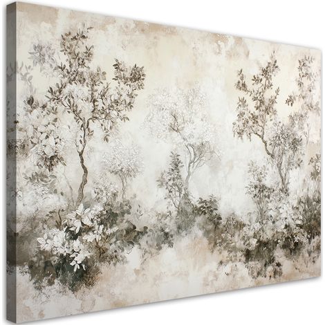 Tableau déco  Brouillard entre les arbres 60x40 (1/5)