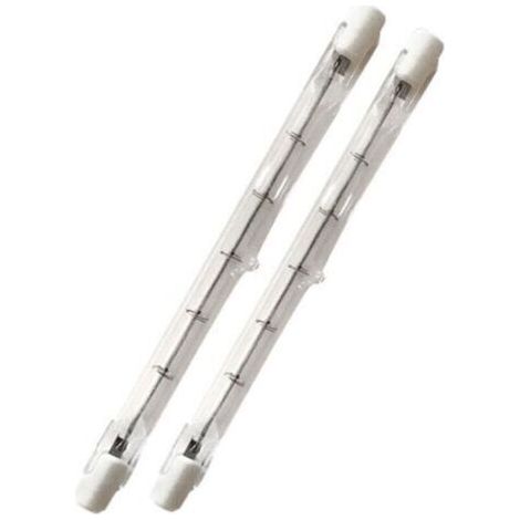 Ampoule halogène dimmable R7s 118mm 500W – Blanc chaud 2800K – 11000lm – AC 200-240V – Lot de 5 pour éclairage intérieur et extérieur (1/5)