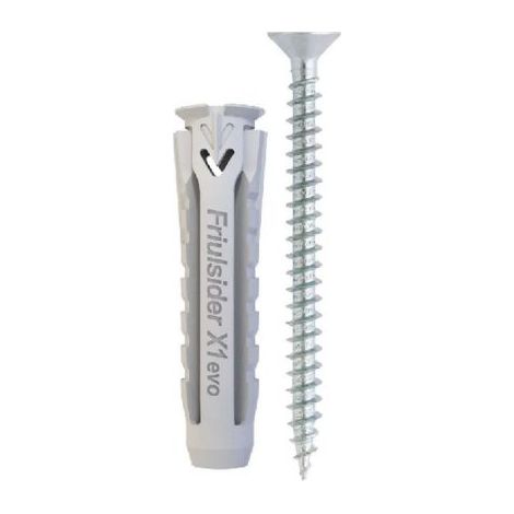 TASSELLO UNIVERSALE IN NYLON CON VITE in Blister FRIULSIDER 8x40 mm (10 pz) (1/2)