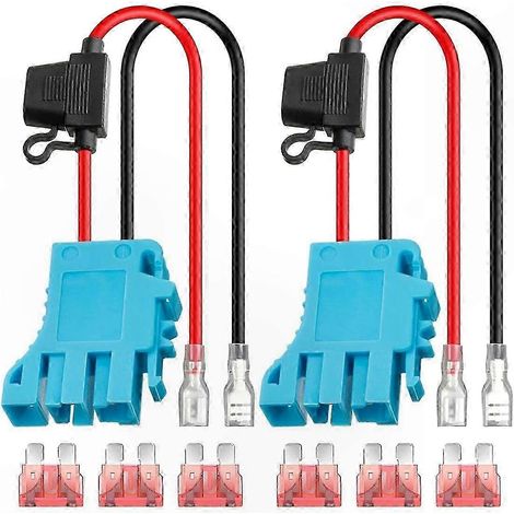 12V SLA-Kabelbaumstecker für Pedalauto-Batterie, Verbindungskabel kompatibel mit Kinderspielzeug, Ersatzteil mit Kabeln (1/5)