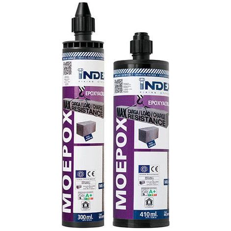 BOITE INDEX DE 12-CARTOUCHE SCELLEMENT CHIMIQUE EPOXY- ACRYLATE FILETAGE M Ø MM L MM - MOV300