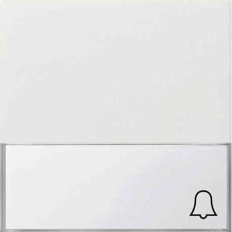 GIRA 0679112 BASCULE ÉTIQUETTE GRANDE SURFACE DE SYMBOLE SONNETTE INTERRUPTEUR BLANC