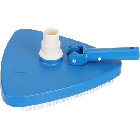 Triangular Suction Head, Integrated 1.5cm Brush, Reinforced Plastic, For Swimming Pools and Ponds (1/5)