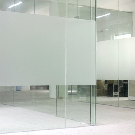 0,5 x 3 Meter weiße Fensterfolie, doppelseitiger Sicht- und Sonnenschutz für Zuhause (1/5)