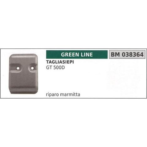 GREEN LINE protector silenciador GREEN LINE silenciador soplador GT 500D 038364