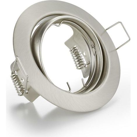 TRIO - FARETTO JURA DA INCASSO TONDO ORIENTABILE ACCIAIO OPACO 1x GU10 · max. 15W (1/5)