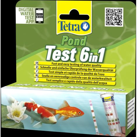 Tetra Pond Test Strip 6 In 1 [SNG] 25 Tests - 69811