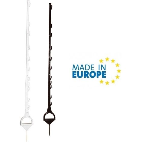 Picchetto di Messa a Terra per Cavalli Colore Terra GALLAGHER H 1,55 m per Recinzioni Elettriche Confezione 5 Pz.