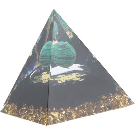 Pyramide en cristal de 6 cm - Pyramide en cristal unique, fabriquée à la main en cristal naturel pur, idéale comme décoration de table. (1/5)