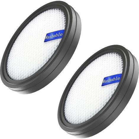 2PCS Accessoires de Filtre d'Aspirateur pour PrettyCare W200 / W300 / W400 / P1 / P2, Pièces de Rechange de Microfiltre Lavables, (1/5)
