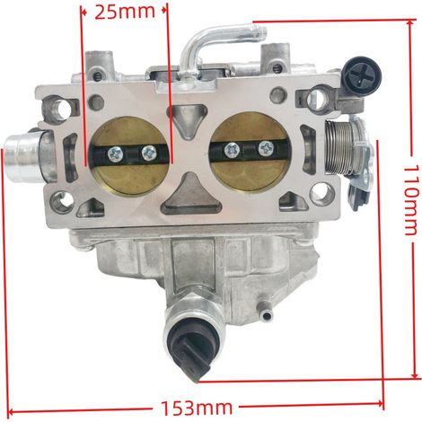 Carburateur GX630 & GX690 bicylindre 16100 - Convient au moteur bicylindre Honda GX630RH 505-042. Composants d'alimentation : Haute efficacité d'atomisation, démarrage à froid en douceur