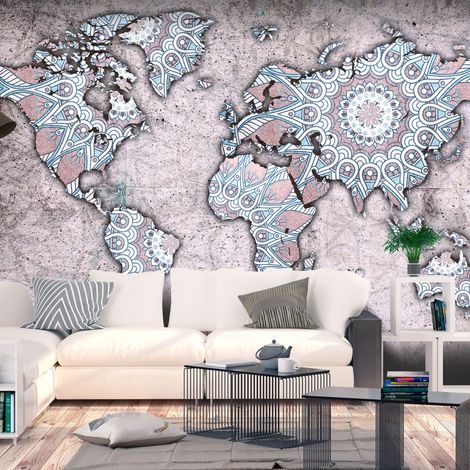 Fotomurale adesivo - Travel Mandala - 343x245 (1/4)