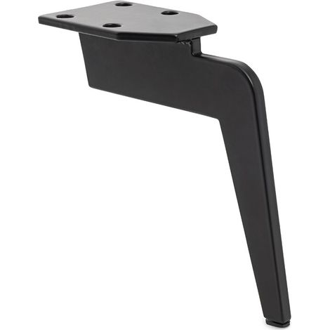 Q&Q pata metal talia 100x70 h170 negro mate , La pata metálica Talia es ideal para sofás y muebles, fabricada en metal resistente con un acabado en negro mat (1/2)