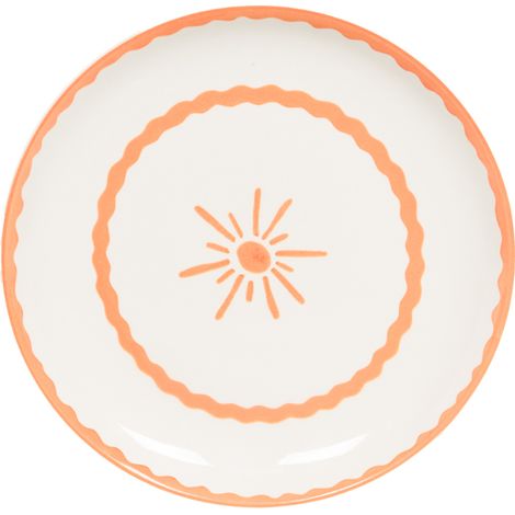 Table Passion - Assiette à dessert Tamara orange 20 cm (lot de 6) (1/4)