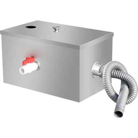 Piège à graisse commercial, séparateur d'huile pour eaux usées avec entrée supérieure, graisse (1/5)