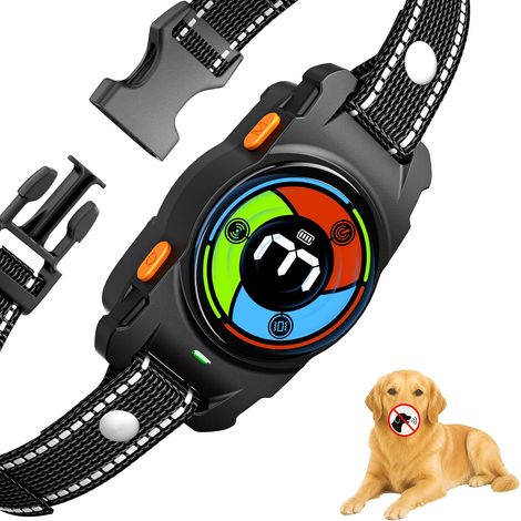 Collier Anti Aboiement Chien, Ultrasons Collier de Dressage pour Détection (1/5)