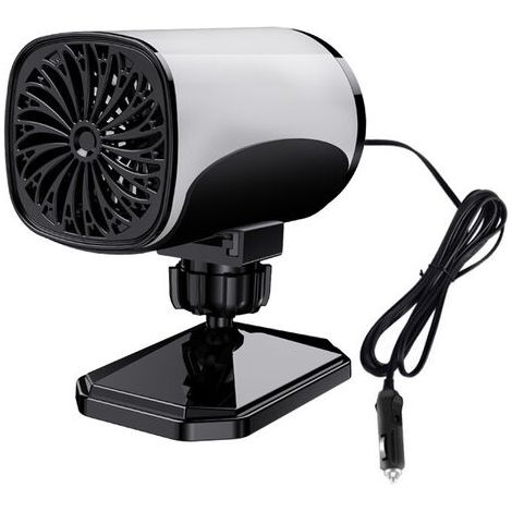 12-V-Mini-Heizlüfter, energiesparender Heizlüfter, rotierender elektrischer USB-Lufterhitzer, mit um 360 Grad drehbarer Halterung, leiser, wirtschaftlicher Raumheizer (1/5)