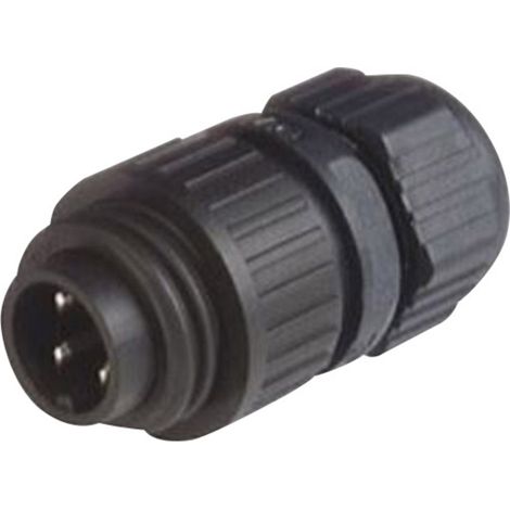 Hirschmann 934 124-100-1 934124100 Rundstecker Stecker, gerade Gesamtpolzahl: 3 + PE Serie (Rundstec (1/2)