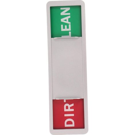 Panneau Magnétique Propre Et Sale pour Lave-Vaisselle Accessoire De Buanderie Magnétique Double Face Facile À Utiliser (1/4)