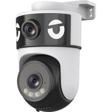 Caméra de Surveillance WiFi Extérieure O-KAM 5MP Double Objectif, Caméra IP PTZ 360° avec Vision Nocturne Couleur 30 m, Zoom Numérique 10X, Audio Bidirectionnel, Alarme, Étanche IP63, Stockage Carte S (1/5)