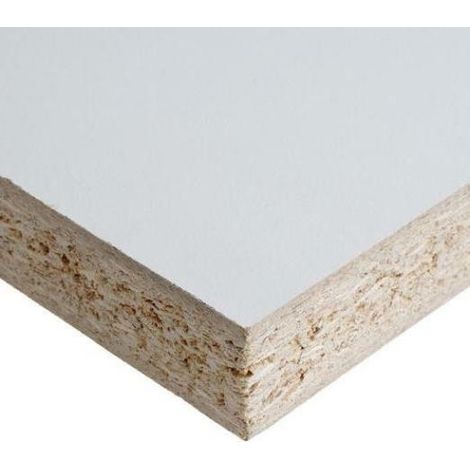 Pannello truciolare nobilitato bianco opaco mm 18 varie misure