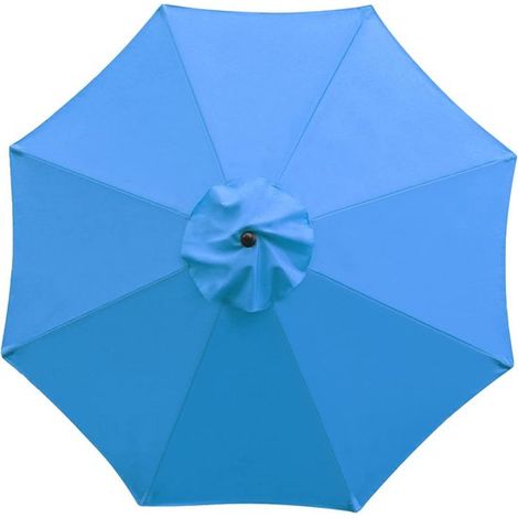 Telo di ricambio per ombrellone con 8 stecche, resistente ai raggi UV (solo la parte superiore). Adatto alla maggior parte degli ombrelloni da giardino, patio e spiaggia. (1/5)