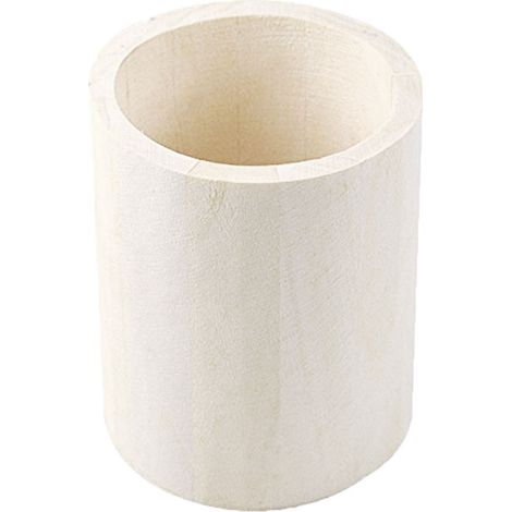 Porte-stylo rond en bois - Organisateur de bureau pour crayons et fournitures de bureau (1/5)