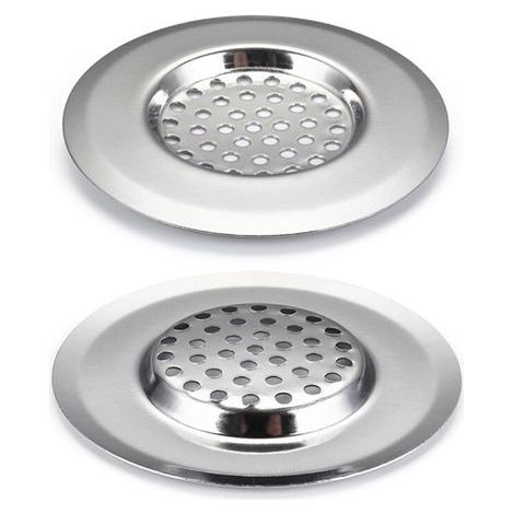 2pcs Kitchen Sink Strainer, Stainless Steel Sink Drain Strainer, Dishwasher Safe (1/5)