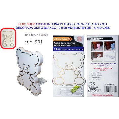 Coin en plastique Gisdalia Finstock pour porte, 124x99 mm, blanc