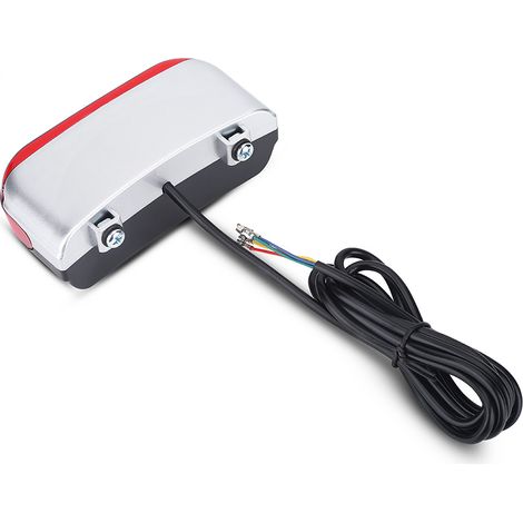 Feu arrière de vélo électrique 48 V avec feu de freinage LED et accessoires de cyclisme (1/5)