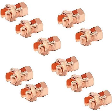 10 Stück geteilte Schraubverbinder, Erdungs-Schraubverbinder TJ-25 (1/5)