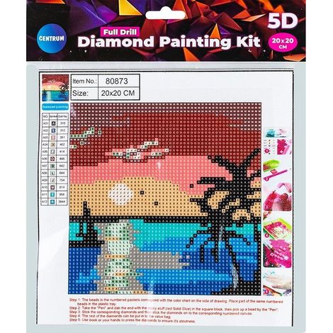 Mosaico a diamante completo - Spiaggia 20x20 80873