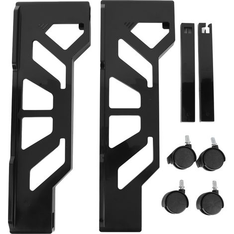 Support mobile réglable pour unité centrale, support ventilé pour tour d'ordinateur avec 4 roulettes pivotantes verrouillables, compatible avec la plupart des PC, chariot de sol pour PC (1/5)