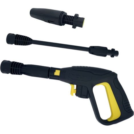 Pistola pulverizadora y kit de rampa para limpiadoras de alta presión Karcher K2, K3, K4, K5, K6 y K7, con boquillas ajustables y presión de hasta 2320 PSI. (1/5)