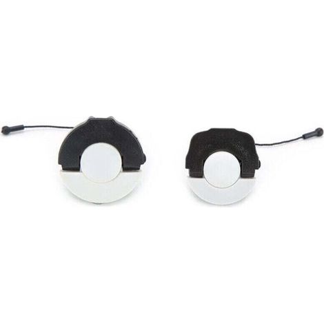 UlisemBouchon de réservoir de carburant pour tronçonneuse 2 pièces compatible avec MS210 MS230 MS250 MS290 MS340 MS360 MS380 45,4 cm³ Résistant au vieillissement avec des performances stables pour une