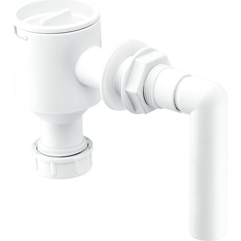 McAlpine R30 0.75" Complete Screened Tank Overflow Connector (1/4)