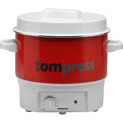 Stérilisateur électrique émaillé petit modèle 16 litres pour conserves et cuisson (1/5)