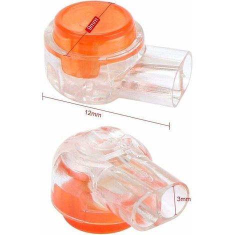 Pack of 400 K1 type UY Butt Splice connectors for data cable, telephone (1/4)