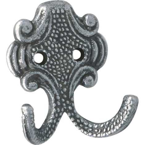 Mantelhaken Kufstein Breite 61 mm, Höhe 66 mm,Zinkdruckguss eisen brüniert (1/3)