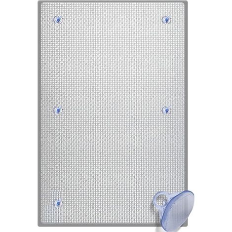 Film Isolation Thermique en Aluminium Réfléchissant pour Fenêtre - Panneau de Protection Solaire Anti Chaleur - Occultant Opaque Anti Regard - Fenêtre/Véranda/Salle de Bain/Bureau(Gray,80x120 cm)