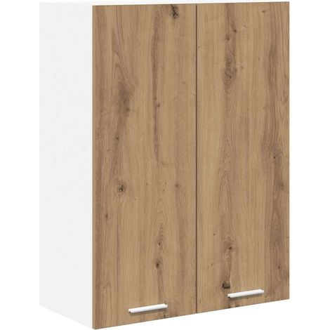 Maison Exclusive - Mueble colgante con puerta Roble artesanal 60