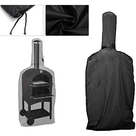 Housse de Barbecue Four à Pizza 65X54X122cm, Étanche À l'eau Résistan À La Poussière Four À Pizza Barbecue, Barbecue Protection Housse pour Intérieur et Extérieur (1/5)