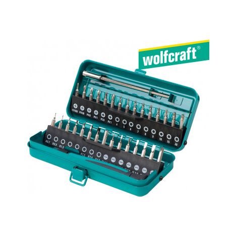 Juego de puntas Wolfcraft Atornillador