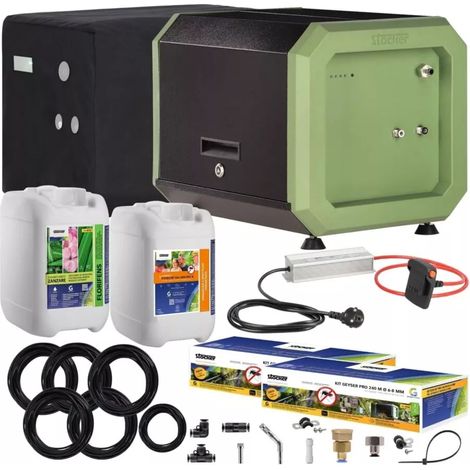 kit nebulizzatore antizanzare stocker geyser "pro dual" 240 mt