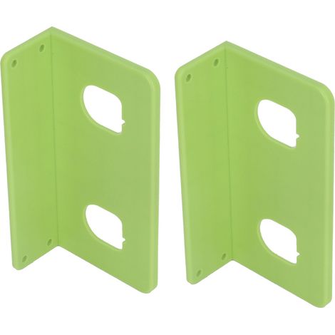 2er-Pack Wandhalterung, grün, langlebig, verschleißfest, praktische Installation, Batteriehalter für RYOBI-Produkte (1/5)