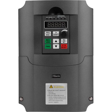 Variateur de fréquence NFLIXIN, monophasé, entrée 220 V CA, sortie triphasée 380 V CA, 7,5 kW (1/5)